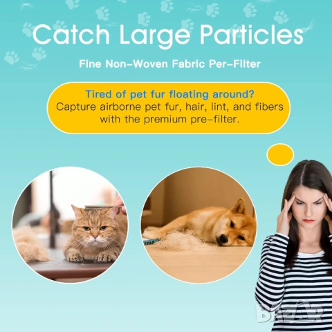 Пречистватели за въздух AIRTOK HEPA H13 4-в-1 НОВ комплект 2 бр., снимка 5 - Овлажнители и пречистватели за въздух - 54019599