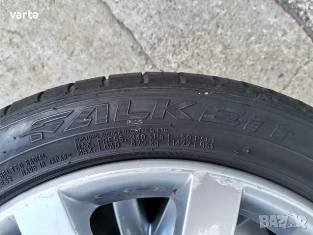 2бр FALKEN AZENIS 225/45/17, снимка 4 - Гуми и джанти - 55342222