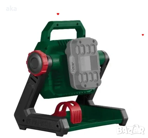 LED прожектор Parkside PLSA 20-LI A1, 20 диода, 2 интензитета, зах, с адаптер12V/20V или 230V       , снимка 7 - Друга електроника - 54756083