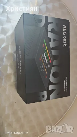 AEG TEST RADON DETECTOR HOUND-2033
