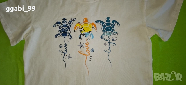 Нови памучни дамски тениски, снимка 4 - Тениски - 52112121