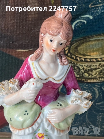 Фигура порцелан, снимка 7 - Антикварни и старинни предмети - 54179552