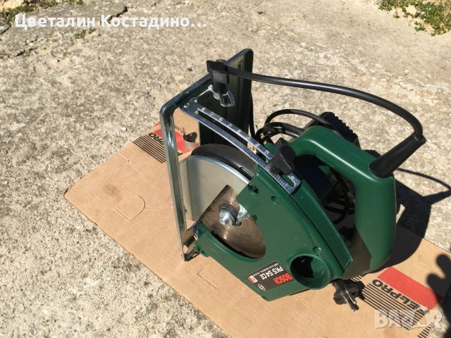 настолен циркуляр Bosch, със стойка Bosch, снимка 18 - Триони и циркуляри - 53986611