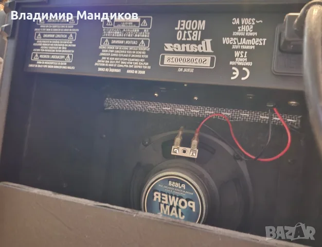 Комбоусилвател Ibanez IBZ 10 , снимка 3 - Ресийвъри, усилватели, смесителни пултове - 55553861