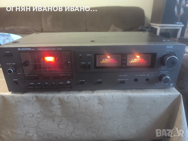 Unitra zrk stereo casssette deck M91080