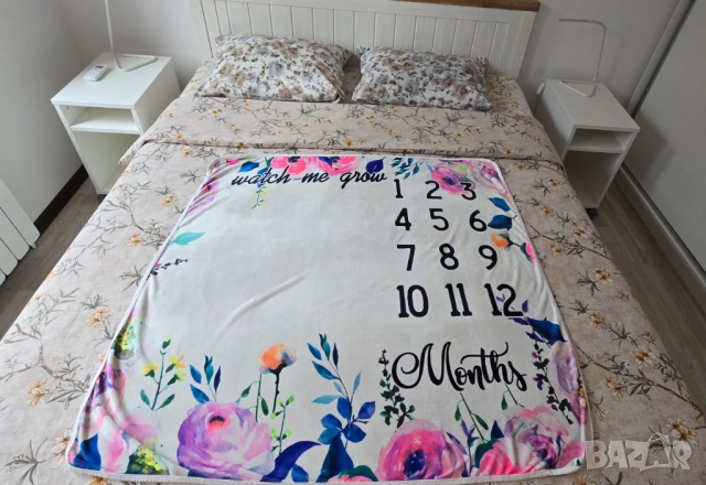 Одеяло за месечинки на бебе, снимка 10 - Спално бельо и завивки - 53970062