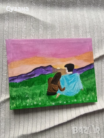 Рисувани картини! Ако искате да зарадвате половинка или за личен декор във вашето жилище ! , снимка 4 - Други - 54062994