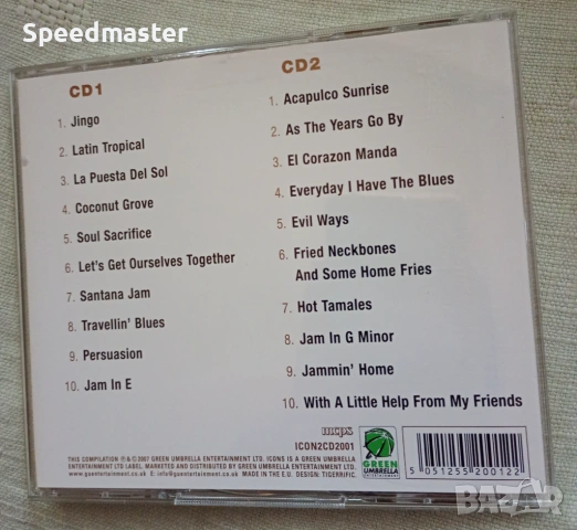 Santana - Icons 2CD , снимка 4 - CD дискове - 54729227