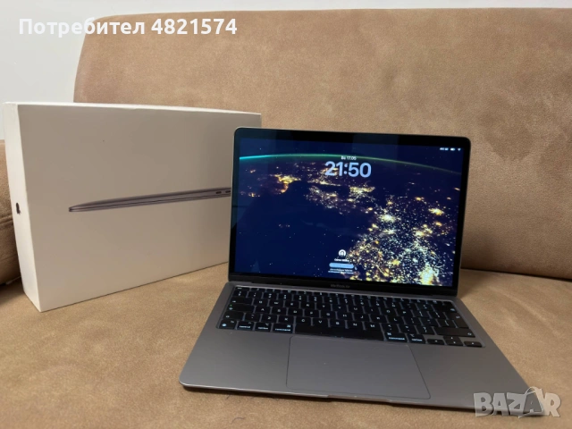 MacBook Air M1 2020, снимка 4 - Лаптопи за дома - 54612437