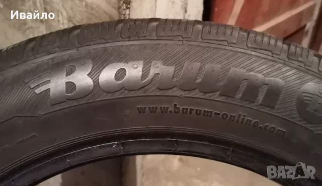 Продавам 2 броя зимни гуми 205.55.16 на 1 сезон дот 2021 Barum , снимка 4 - Гуми и джанти - 55413532