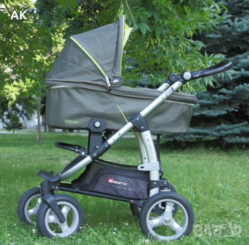 Детска количка Espiro Enzo Evo 2 в 1 + столче за кола Enzo Neo, снимка 4 - Детски колички - 55014917