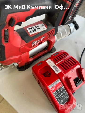 Акумулаторна гресьорка Milwaukee m18gg, снимка 2 - Други инструменти - 54086438