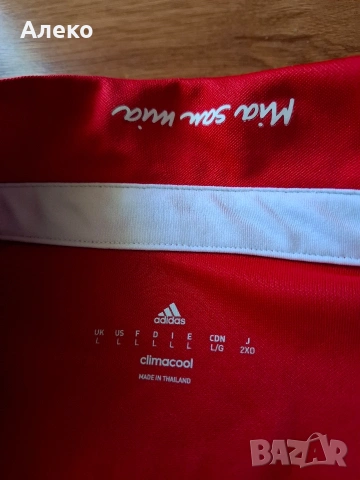 Adidas BAYERN MUNCHEN HUMMELS футболна тениска L размер. , снимка 7 - Футбол - 54724204