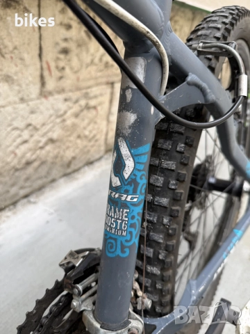 Drag C1 grey/blue 26 цола рамка М ПЕРФЕКТНО СЪСТОЯНИЕ 250€, снимка 9 - Велосипеди - 55270609