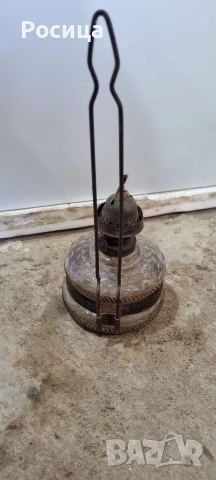 Старинна газена лампа , снимка 3 - Антикварни и старинни предмети - 54035616