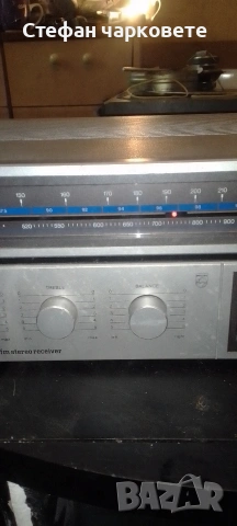 Усилвател със радио тунер Phillips , снимка 3 - Ресийвъри, усилватели, смесителни пултове - 54085265