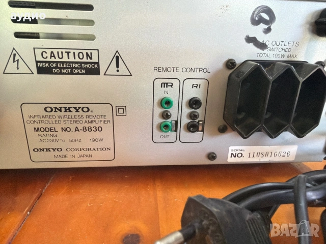 ONKYO A-8830, снимка 7 - Ресийвъри, усилватели, смесителни пултове - 54798690