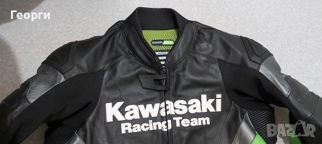 Кожен мото екип Kawasaki S/M, снимка 15 - Аксесоари и консумативи - 54715632
