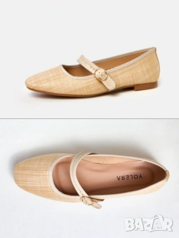 Дамски плетени балетки с катарама Nonana, 3цвята , снимка 5 - Дамски ежедневни обувки - 54025181