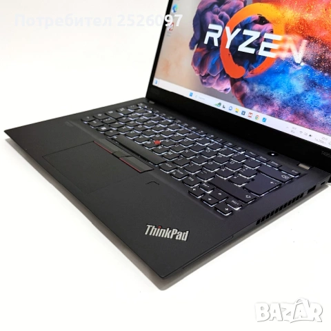 Lenovo ThinkPad T495s/Ryzen 5 3500U/8GB/256GB NVMe, снимка 5 - Лаптопи за работа - 54833355