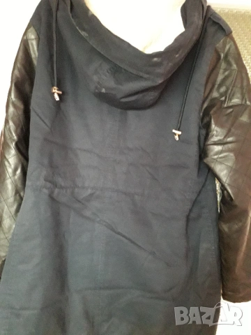 Мъжко яке с качулка, с топла подплата XL-2XL, снимка 5 - Якета - 54023219