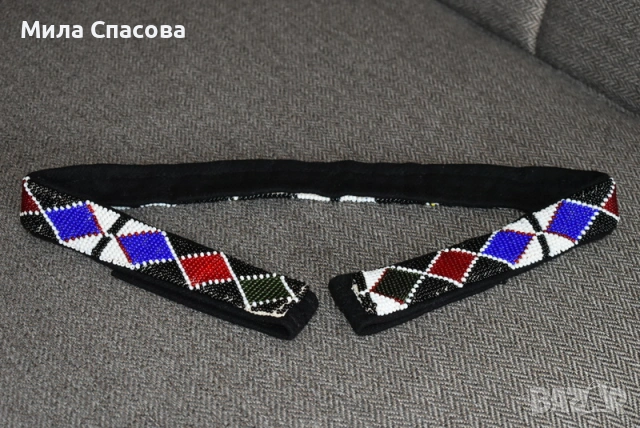 Мънистен колан за народна носия, снимка 3 - Колани - 54248957