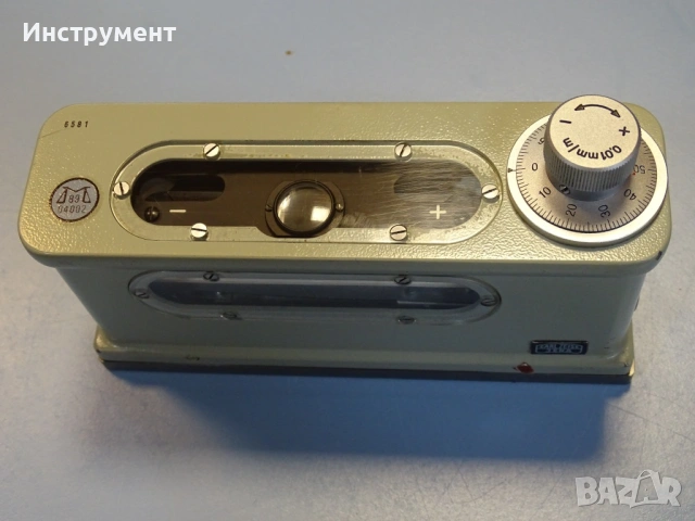 Нивелир машинен Carl Zeis Jena DDR precicion mashine level 0.01 mm/m, снимка 5 - Други инструменти - 54855258