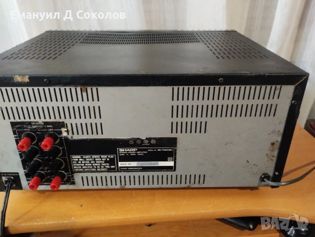 power amplifier SHARP system 7700, снимка 6 - Ресийвъри, усилватели, смесителни пултове - 54780775