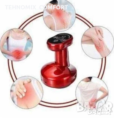 Електрически антицелулитен  масажор Gua Sha Scraping Cupping Therapy, снимка 6 - Масажори - 55166408