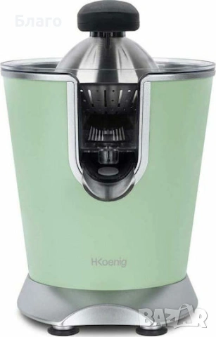 Цитрус преса H.Koenig Agr 88, 160W, система против прокапване - нова с гаранция, снимка 3 - Сокоизстисквачки и цитрус преси - 54930495