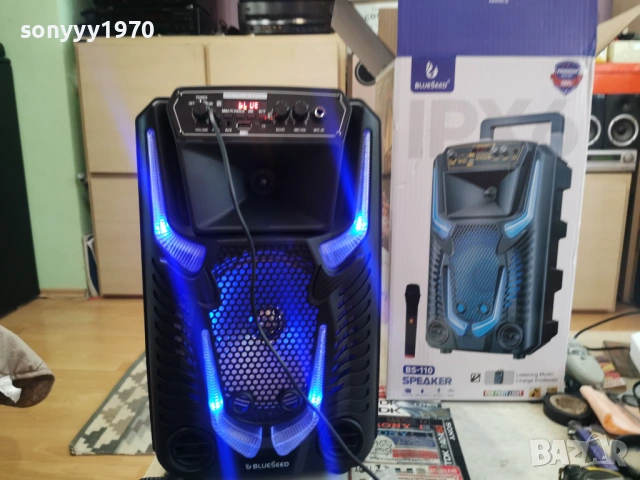 ТОНКОЛОНА С БЛУТУТ МИКРОФОН И ДИСТАНЦИЯ 0205261725, снимка 2 - Bluetooth тонколони - 54390465
