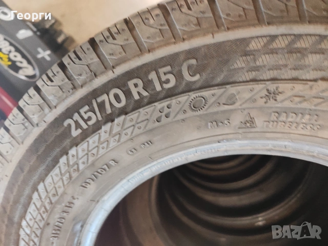 2бр.всесезонни гуми 215/70/15C Continental, снимка 5 - Гуми и джанти - 54718541