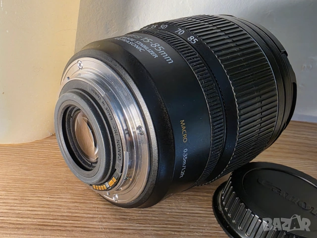 Обектив Canon ef-s 15-85 USM IS, снимка 5 - Обективи и филтри - 54465761