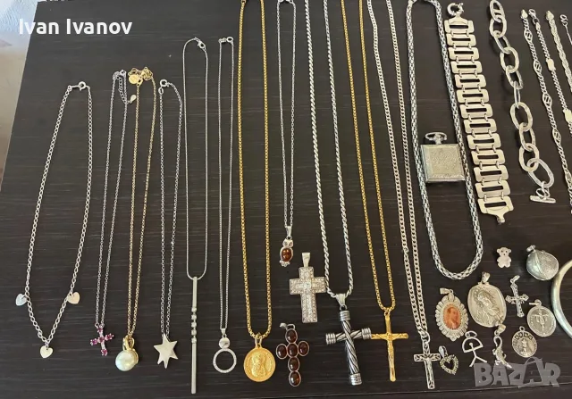 Сребърни бижута 925!, снимка 18 - Колиета, медальони, синджири - 55399993