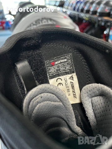 Mото ботуши DAINESE TORQUE D1 OUT 43,всички протектори,подвижна става 252.30 лв. / 129 €, снимка 5 - Аксесоари и консумативи - 54494184