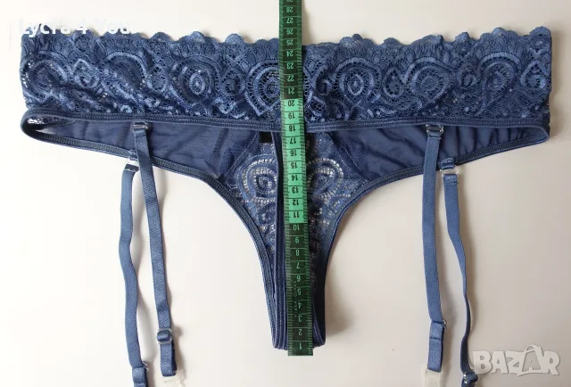 Nortie Lingerie M/L луксозни дантелени прашки с жартиери, снимка 7 - Бельо - 55418210