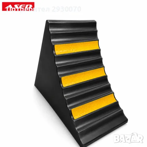 Спирачка светлоотразителна, гумена 25x15x19 см, ASED