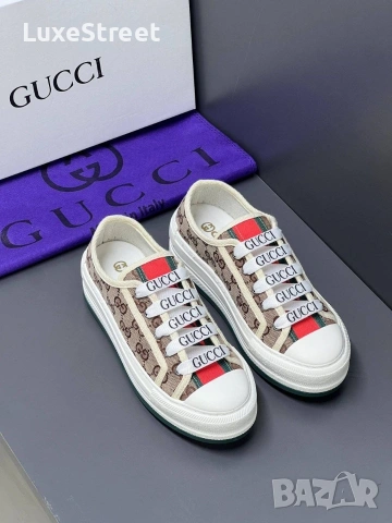Gucci ⚜️ Дамски Кецове , снимка 7 - Кецове - 55166960