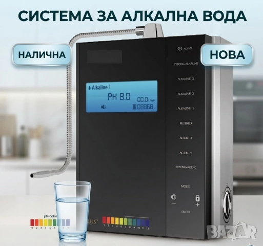 Система за алкална вода тип канген - нова