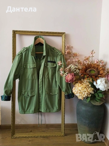 ZARA дамско жестоко сако/ риза, снимка 11 - Сака - 54228423