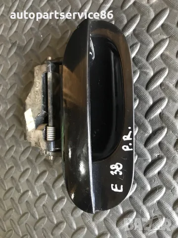 Външна дръжка на предна дясна врата черна за BMW E38 (1999), снимка 3 - Части - 55350906
