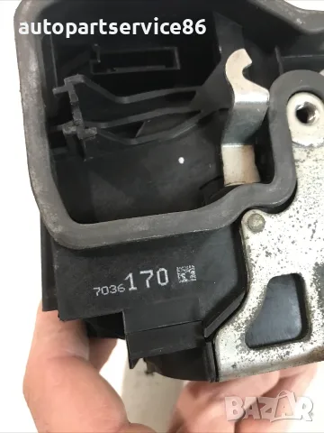 Заключващ механизъм за предна дясна врата за BMW E65 740D (2004) 7036170, снимка 2 - Части - 55364417
