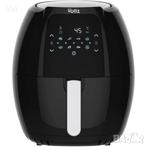 Промоция - Фритюрник AirFryer Voltz OV51980F 1800W, 7.7L, 2 ГОДИНИ ГАРАНЦИЯ, снимка 5 - Фритюрници - 54671786