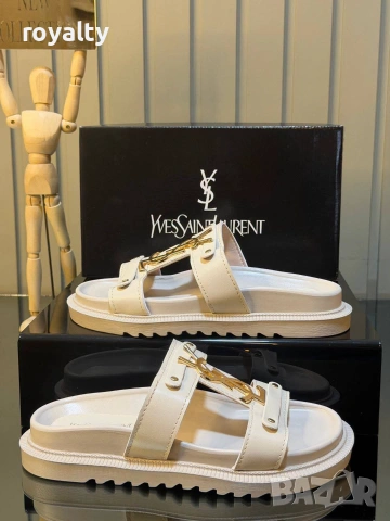 Yves Saint Laurent Нови Дамски Чехли Различни Цветове YSL, снимка 2 - Чехли - 55082809