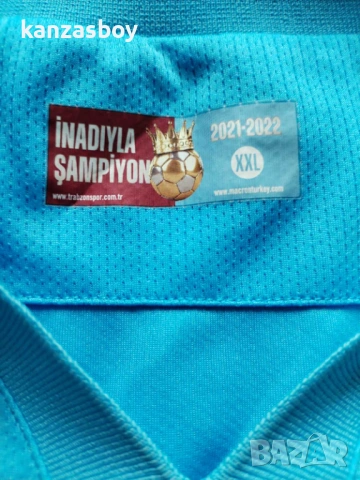 trabzonspor x Macron away 2021-22 - колекционерска футболна тениска КАТО НОВА 2ХЛ, снимка 7 - Тениски - 54610126