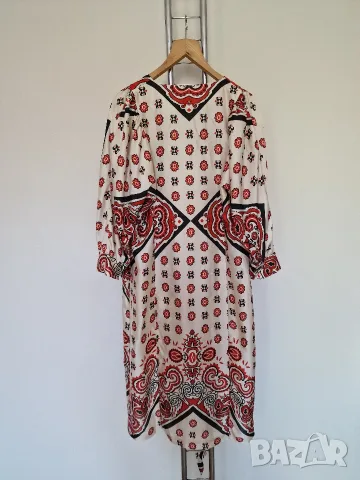 Страхотна дълга рокля ZARA , размер L / XL, снимка 11 - Рокли - 55358730