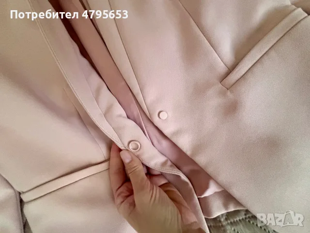 Много елегантно вталено, късо сако Mango, размер XS, по-близо до XXS, снимка 5 - Сака - 55683014