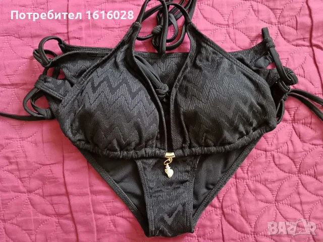 Дамски бански от 2 части, размер М., снимка 2 - Бански костюми - 55423324