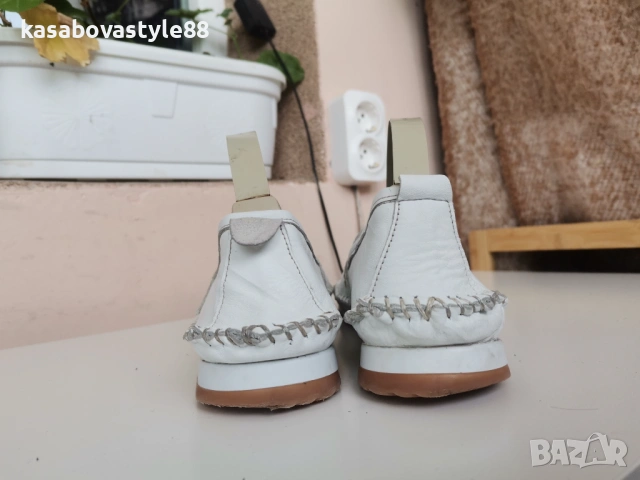 Мокасини от естествена кожа 38.5н., снимка 5 - Дамски ежедневни обувки - 54250132