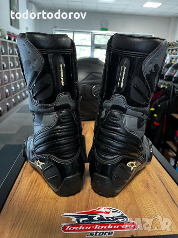 Mото Ботуши ALPINESTARS SMX-4 BLACK,номер 40,оригинални,много запазени 99.90 лв. / 51.08 €, снимка 3 - Аксесоари и консумативи - 54963019